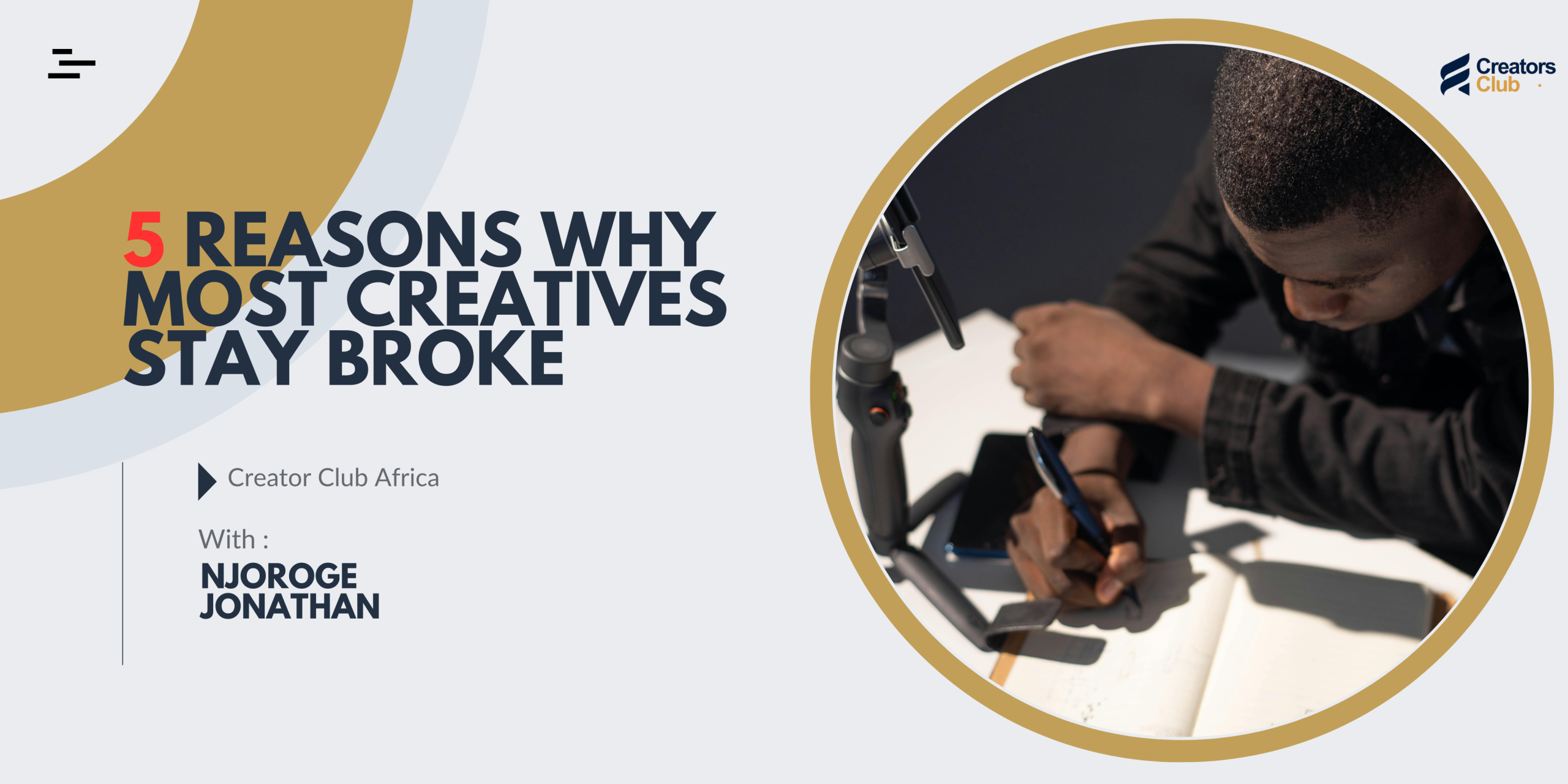 5 Top Reasons Why Most Creative Entrepreneurs Stay Broke